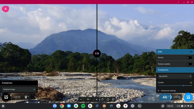 squoosh Best Photo Editing App For a Chromebook (2023)