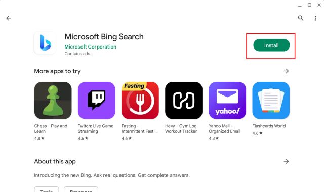 Verwenden Sie das neue KI-gestützte Bing auf Ihrem Chromebook (2023)