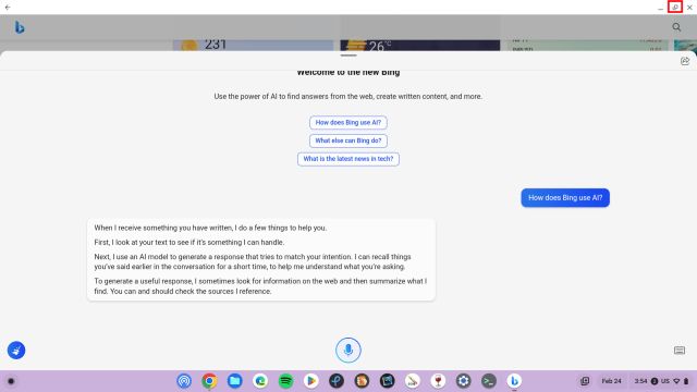Use the New AI-Powered Bing on Your Chromebook (2023)