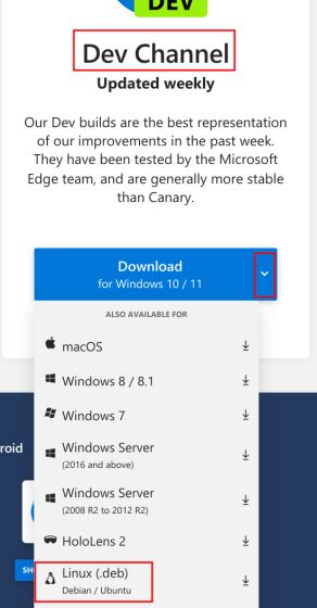 Verwenden Sie das neue Bing auf Chromebook (Linux-Unterstützung erforderlich)