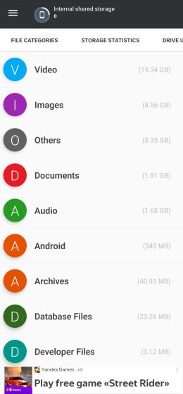 Storage Analyzer and Disk Usage app