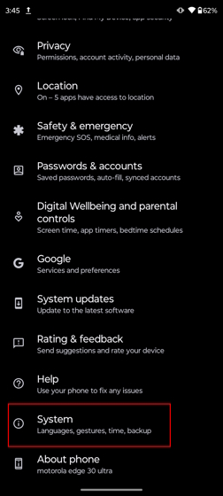 Reset Network Settings on Android