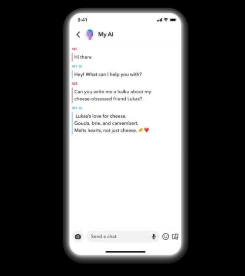 Snapchat-Demo-Chatbot-Ki 