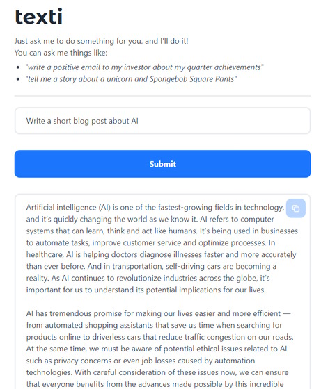 Texti AI