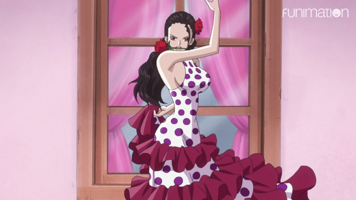 Viola dancing in One Piece anime