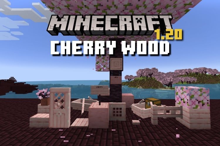 O que é Cherry Wood no Minecraft 1.20 - Jugo Mobile
