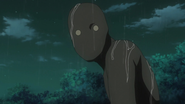 An image of the Akatsuki Member Black Zetsu in Naruto.