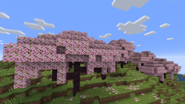 My latest Minecraft flower, I made it out of wooden blocks : r/Minecraft