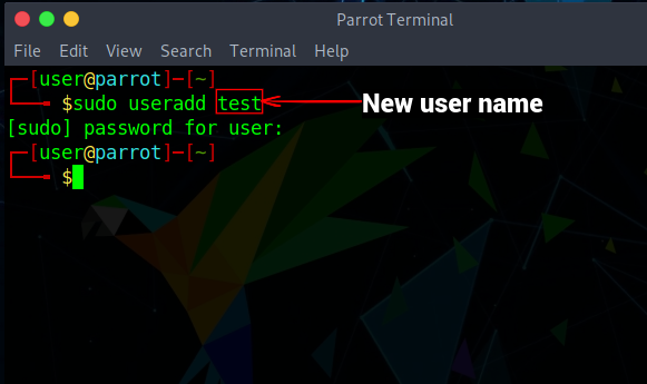 Erstellen Eines Neuen Benutzers Mit Dem Befehl Useradd