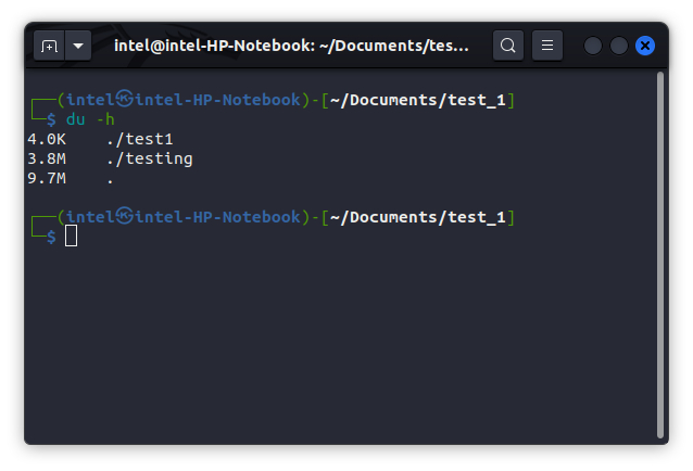 display sizes in human readable format