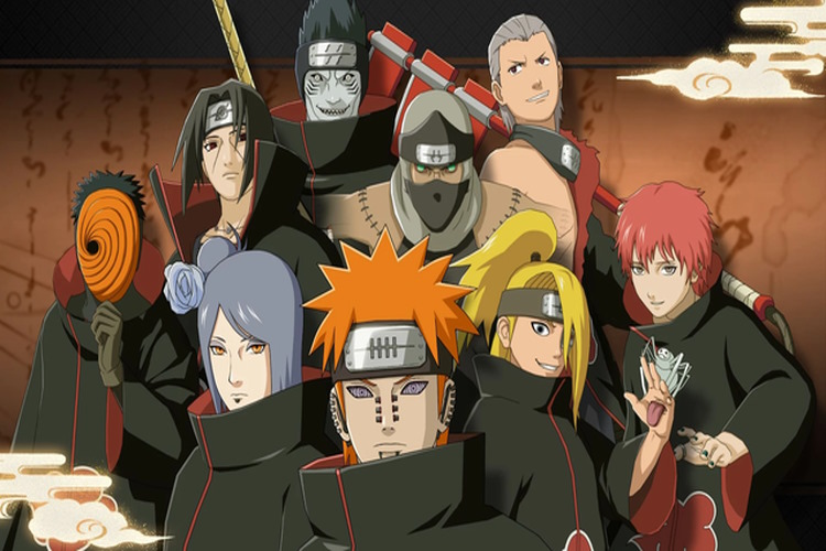 Actors of the Akatsuki Clan. :-)  Anime naruto, Akatsuki, Good manga