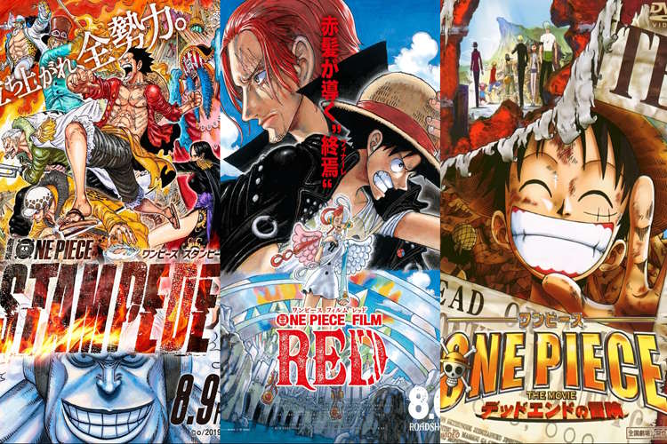 One Piece -filmer i orden