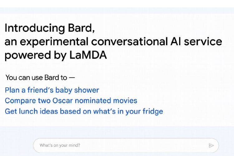 google bard introduced