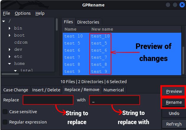 Preview The Changes Before Finally Renaming The Files 