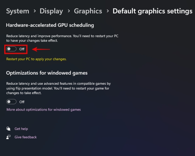how to turn off hardware accelerated gpu scheduling - desktop window manager high gpu