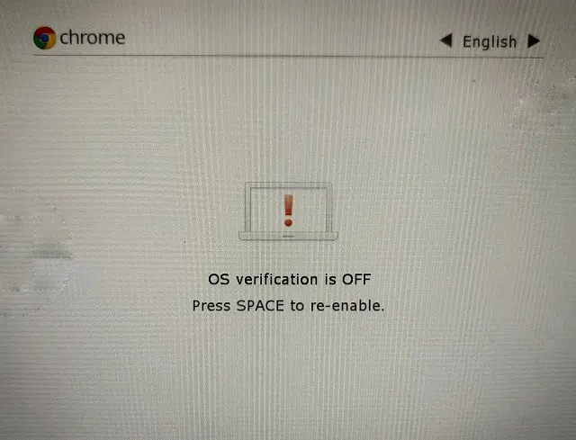 Chrome OS デベロッパー モードを無効にする
