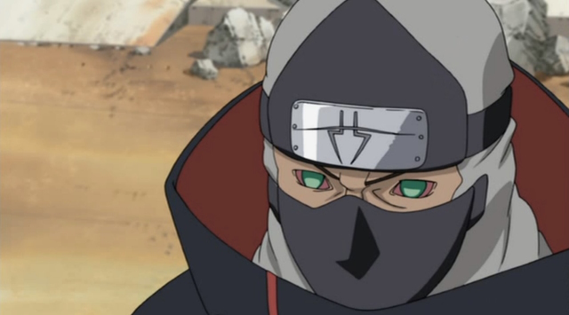 An image of the Akatsuki Member Kakuzu in Naruto.