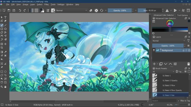 22. Krita -- Free Alternative to Adobe Illustrator and Adobe Animate