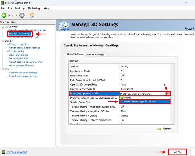 How to Fix Desktop Window Manager High GPU Usage in Windows 10/11 20 nvidia control panel