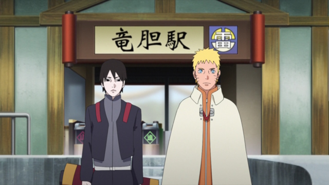 An image of Sai Yamanaka with Naruto.