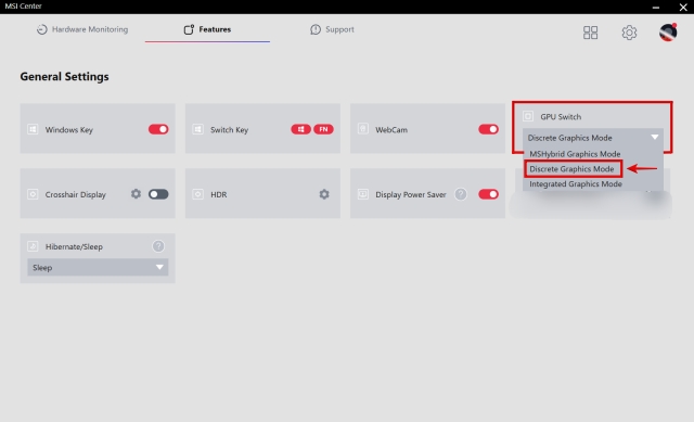 How to Fix Desktop Window Manager High GPU Usage in Windows 10/11 14 discrete graphics mode msi center - desktop window manager high gpu