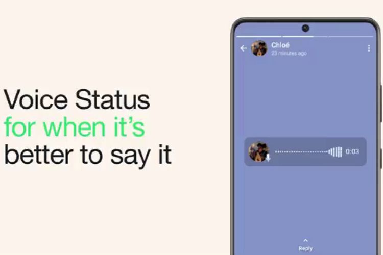 whatsapp voice status