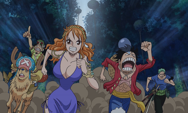 An of the Straw Hats in the Zou arc.