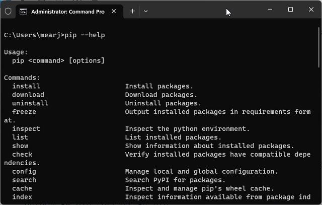 How to Install Pip on Windows
