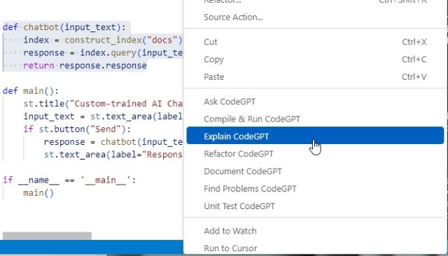 Install and Use CodeGPT in VS Code (2023)