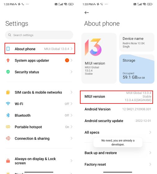 Xiaomi、Redmi、および POCO 電話での通知の問題を修正するための追加手順。