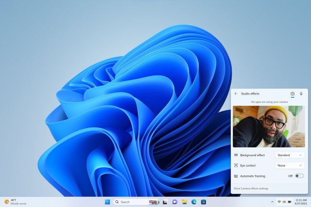 Windows Studio Effects Arrives on Windows 11