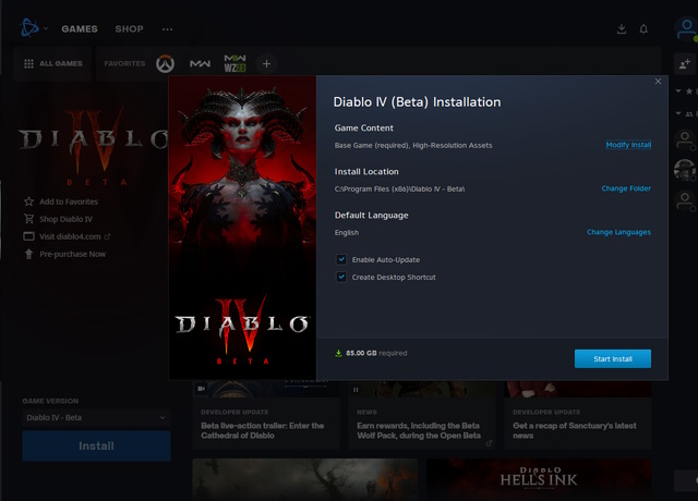 Diablo Immortal: pré-load já está disponível para PC e game terá 26 GB