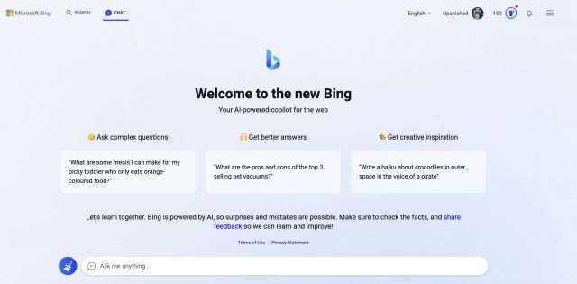 Bing ready ai