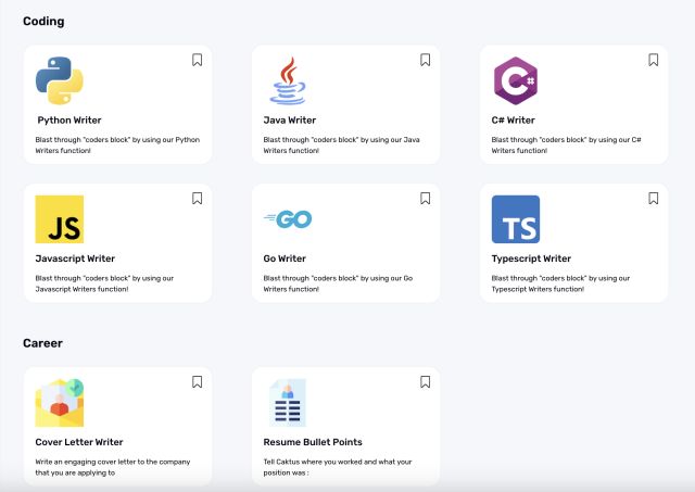 Caktus AI chatgpt alternative