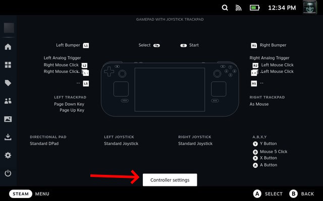 How to Install and Use Discord on Steam Deck | The Paradise Controller Layout settings 1