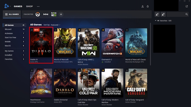 Diablo IV Beta Has Been Added To The Battle.net Launcher