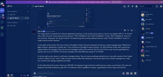 Discord image gpt-4