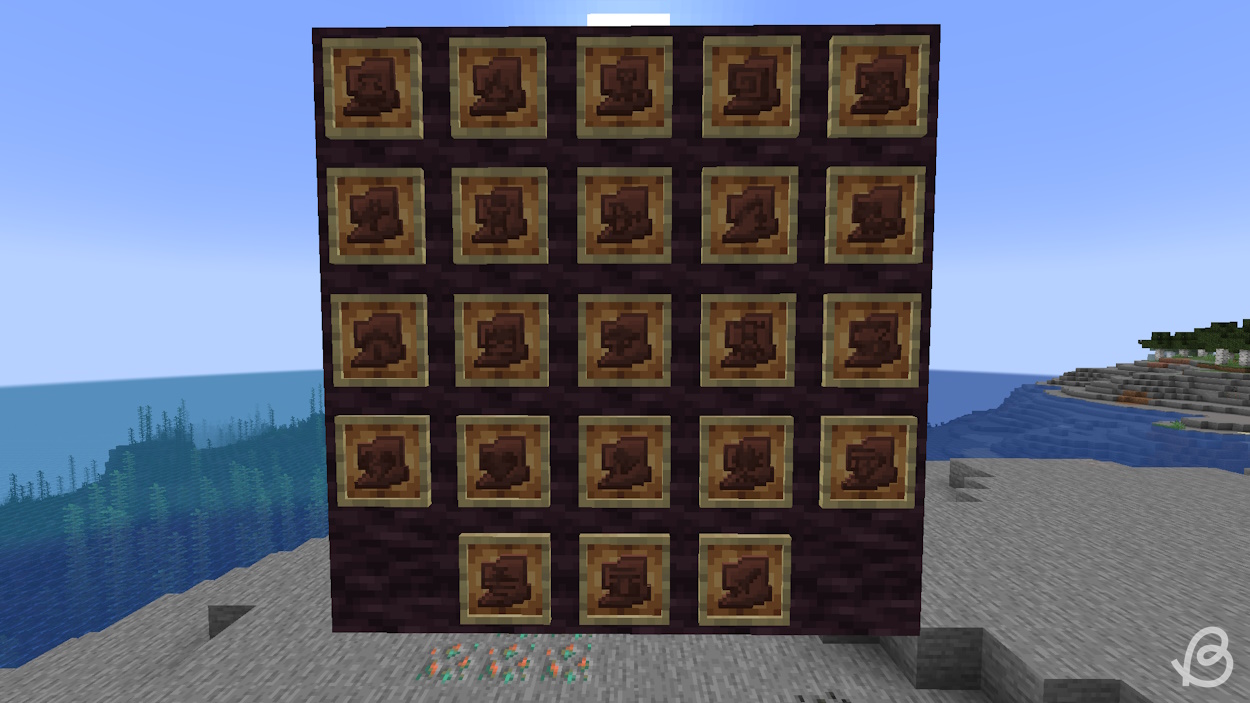 All pottery sherds in Minecraft