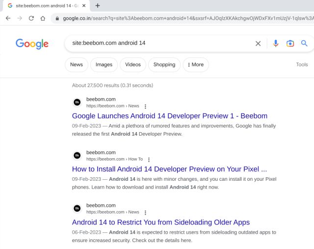 google tricks list