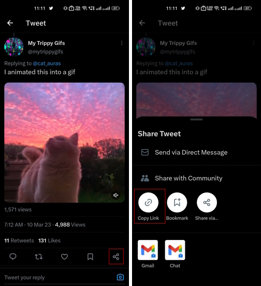 Como baixar GIF do Twitter pelo celular Android ou iPhone