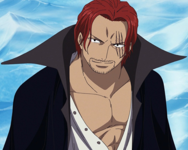 An image of the Red Hair Pirates' chief, Shanks.