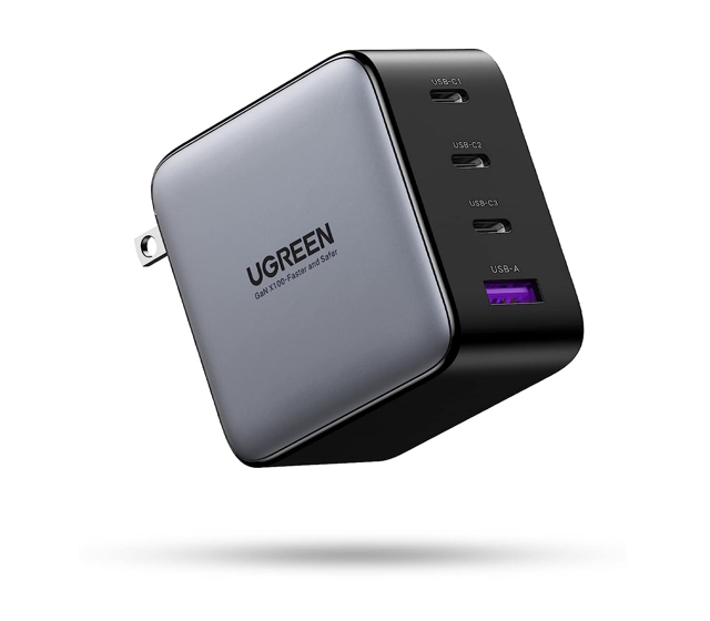 UGREEN 66W USB C Charger, Foldable Wall Charger, PD 65W Charger