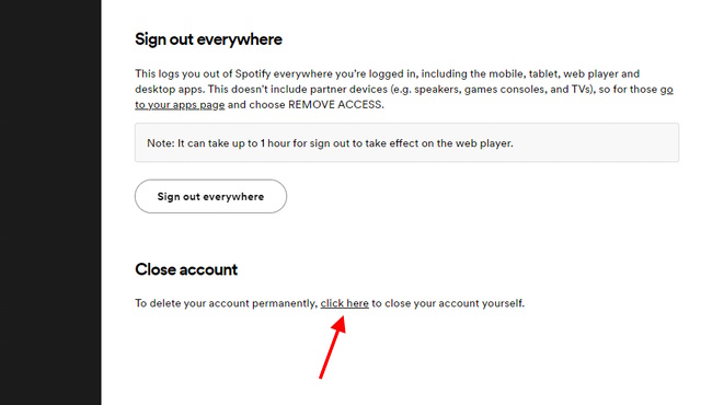 close account spotify | How to Delete Your Spotify Account | The Paradise