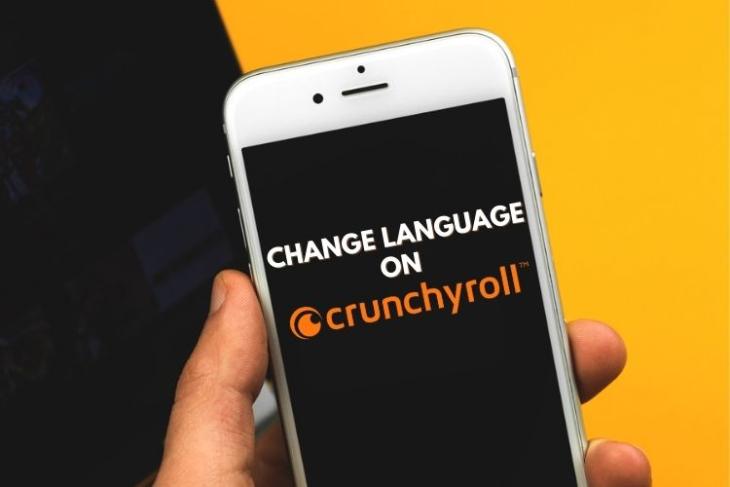 how to change language on crunchyroll