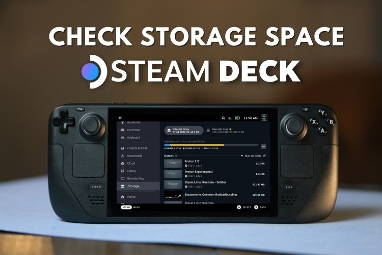 How to Check Storage Space on Steam Deck (2023) | Beebom