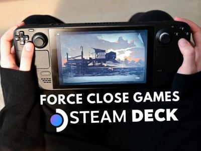 how to force close games on steam deck