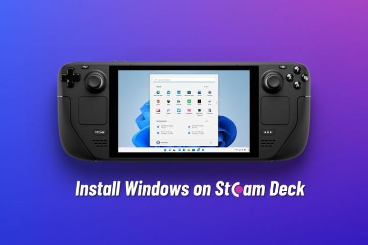 how to install windows on steam deck
