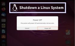 how to shutdown Linux
