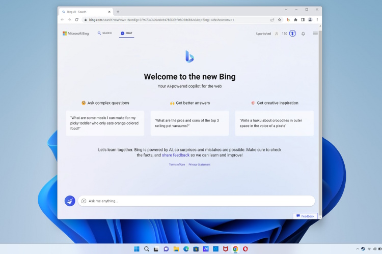 how to use bing ai chat on any browser