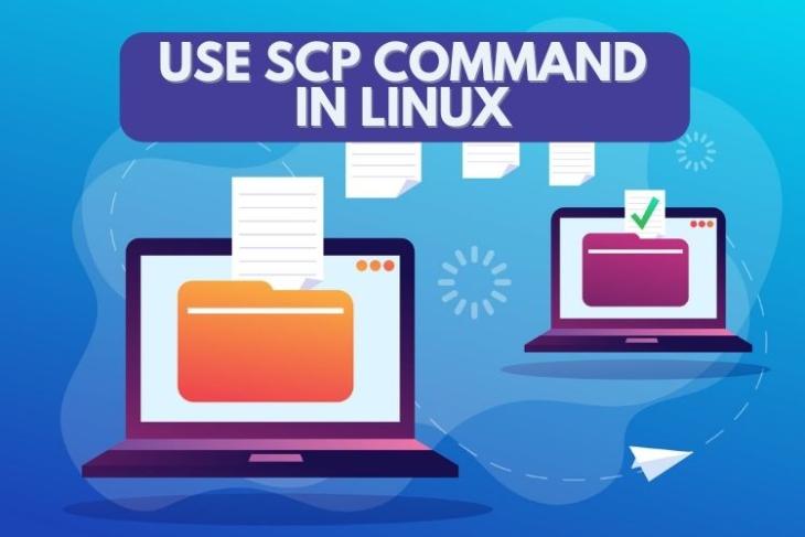 how to use scp command in linux
